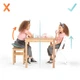 Стільчик для годування Kinderkraft Enock Gray Wood з подушкою (KHENOC0PGRY0000) (5902533917259)  - зображення 11