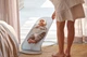 Крісло-гойдалка BabyBjorn Bliss Mesh Silver/White, 7317680051295 - зображення 3