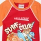 Футболка для плавання Aqua Speed SURF-CLUB T-SHIRT 2033 383-31 128 см Червоний/Жовтогарячий (5908217620330) - зображення 3