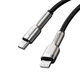 Дата-кабель Baseus Cafule Type-C / Lightning PD 20W CATLJK-B01 2 м, Black - изображение 5