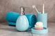 Стакан для зубных щеток Wenko Polaris Pastel Blue, d7x11 см голубой (22418100) - изображение 5