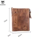 Кожаный мужской кошелек- портмоне "BULLCAPTAIN" QB06 BROWN Genuine Leather - изображение 2