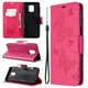 Чехол-книжка с рисунком UniCase Butterfly Pattern для Xiaomi Redmi Note 9 Pro Max / Note 9 Pro / Note 9s - Rose - изображение 1