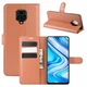 Чехол-книжка Deexe Book Type для Xiaomi Redmi Note 9 Pro / Note 9 Pro Max / Note 9s - Brown - изображение 1