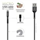 Дата кабель USB 2.0 AM to Micro 5P 1.2m Intaleo (1283126495649) - изображение 3
