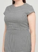 Сукня коротка літня жіноча H&M 0577512_черн.бел.узор. 38 Чорне з білим (KAY2000001264607) - зображення 3