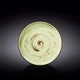 Тарелка обеденная Wilmax Spiral Pistachio WL-669119-A 23 см - изображение 1