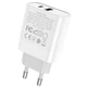 Адаптер сетевой HOCO Type-C to Type-C cable Rapido charger set C80A |1USB/1Type-C, QC/PD, 20W, 3A| - изображение 3