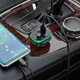 Автомобильный FM-трансмиттер модулятор Hoco E62 |2USB/1Type-C, TF/U Disk, 20W/3A, QC/PD| Bluetooth MP3 c функцией быстрой зарядки устройств Quick Charge 3.0 (E62) - изображение 8