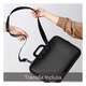 Сумка BOMBATA ALL BLACK for MacBook 13-14" з ременем - Чорна (E00824) - зображення 3