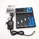 Активный аналоговый микшерный пульт 4 канальный аудио усилитель USB MP3 и Bluetooth UKC MG-04BT - изображение 4