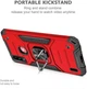 Чехол Protector для Motorola Moto E7i / E7 Power / E7i Power бампер противоударный с подставкой Red - изображение 2