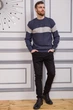 Свитер мужской, цвет джинс, XXL, 161R730 - изображение 2