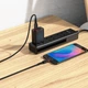 Кабель HOCO X59 USB to Micro 2.4A, 1m, nylon, TPE connectors, Black - изображение 4
