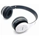 Беспроводные Наушники P-47 Bluetooth + MicroSD + FM Радио чёрные с белым - изображение 3