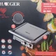 Контактный гриль HAEGER HG-2681 прижимной электрический антипригарное покрытие с регулятором температуры и таймером 2800Вт - изображение 4