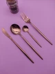 Набор столовых приборов "Munich" Rose Gold 4 прибора (без коробки), Palermo (46073007) - изображение 6