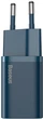 Ładowarka sieciowa Baseus Super Si Quick Charger 1C 20W EU Sets Blue (z kablem) (TZCCSUP-B03) - obraz 4