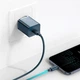 Ładowarka sieciowa Baseus Super Si Quick Charger 1C 20W EU Sets Blue (z kablem) (TZCCSUP-B03) - obraz 8
