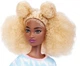 Лялька Барбі Модниця Barbie Fashionistas Doll, Tie-dye Romper Blond Afro Hair with Two Puffs 180 (HBV14) - зображення 2