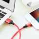 Кабель зарядки HOCO X14 (1M) Лайтнінг для Apple Lightning to USB для iOS пристроїв iPhone 6/7/8/X/Xs/11/12/13/14/15/Pro Max Червоний - изображение 2