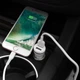 Автомобильное ЗУ Hoco Z27 Staunch + Cable (Lightning) 2.4A 2USB white - изображение 4