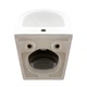 Биде подвесное Qtap Robin 495х370х325 White QT1355046FW - изображение 4