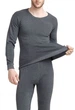 Термобелье мужское зимнее комплект кофта и штаны демисезонное Active +5-10°С L (50) Серый - изображение 4