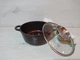 Кастрюля казан с антипригарным мраморным покрытием 20см 2,1 л Top Kitchen TK00051 Burgundy - изображение 2