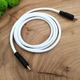 Сверхпрочный силиконовый USB кабель Type-C to Lightning HOCO X21Plus - изображение 1