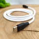 Сверхпрочный силиконовый USB кабель Type-C to Lightning HOCO X21Plus - изображение 3