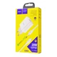 СЗУ Hoco C80A Rapido + Cable (Type-C to Type-C) 20W PD+QC3.0 Type-C + USB white - изображение 2