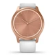 Смарт-годинник Garmin vivomove Style, S/E EU, Rose Gold, White, Silicone (010-02240-20) - зображення 2