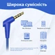 Детские накладные наушники с микрофоном проводная гарнитура New Bee KH20 Dark Blue - зображення 9