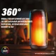 Портативная беспроводная Bluetooth колонка WEKOME D31 Speaker with RGB light |8W, BT5.0, TF/USB/AUX, 3-8h| со светомузыкой Black (D31) - изображение 4