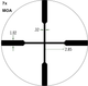 Приціл оптичний Vortex Crossfire II Scout Scope 2-7х32 марка V-Plex (MOA), труба 25.4 мм (23710255) - зображення 4