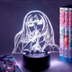 Настільний світильник-нічник Юмеко Джабамі Шалений Азарт - Kakegurui 3D Лампа 16 Квітів USB (14825) - зображення 1