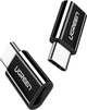 Адаптер Ugreen US157 USB Type-C to microUSB OTG Adapter Black (6957303833917) - зображення 1