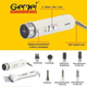 Стайлер багатофункціональний прилад для укладання волосся 8в1 Gemei Professional Hot Air Stylex GM-4832 (zag211487833) - зображення 3