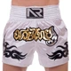 Шорты для тайского бокса и кикбоксинга Another Boxing Heroe 2342 размер XL (50-52) White-Gold-Black - изображение 2