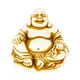 Статуэтка Нэцкэ Netsuke Хотэй сидящий Гипс 5.9x5.6x4.7 см Бежевый (00669) - изображение 1