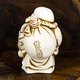 Статуэтка Нэцкэ Хотэй Netsuke Гипс 9,5x7,2x6,2 см Бежевый (00661) - изображение 3