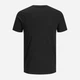 Футболка хлопковая длинная мужская Jack & Jones 12151955-3 2XL Черная с принтом (5715424113834) - изображение 2