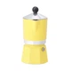 Гейзерная кофеварка Bialetti Rainbow Yellow (3 чашки - 130 мл) - изображение 4