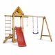 Детский спортивный игровой комплекс Baby Sport SB Babyland №19 Натуральное дерево 320х180х240 см (Babyland-19) - изображение 5