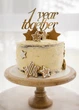 Топер фігурка на торт дзеркальний двосторонній Manific Decor "1 year together" Manific Decor - зображення 3