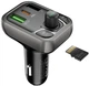 Автомобильный FM модулятор Borofone BC38 PD20W (QC3.0 + 2 USB) Black (25566) - изображение 2