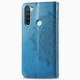 Чехол Vintage для Xiaomi Redmi Note 8T книжка кожа PU голубой - изображение 5