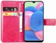 Чехол Clover для Samsung Galaxy A50 2019 / A505F книжка кожа PU малиновый - изображение 7