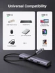 Hub USB Ugreen CM473 4-in-1 USB Type-C to 4xUSB 3.0 HUB Space Gray (20841) - obraz 3